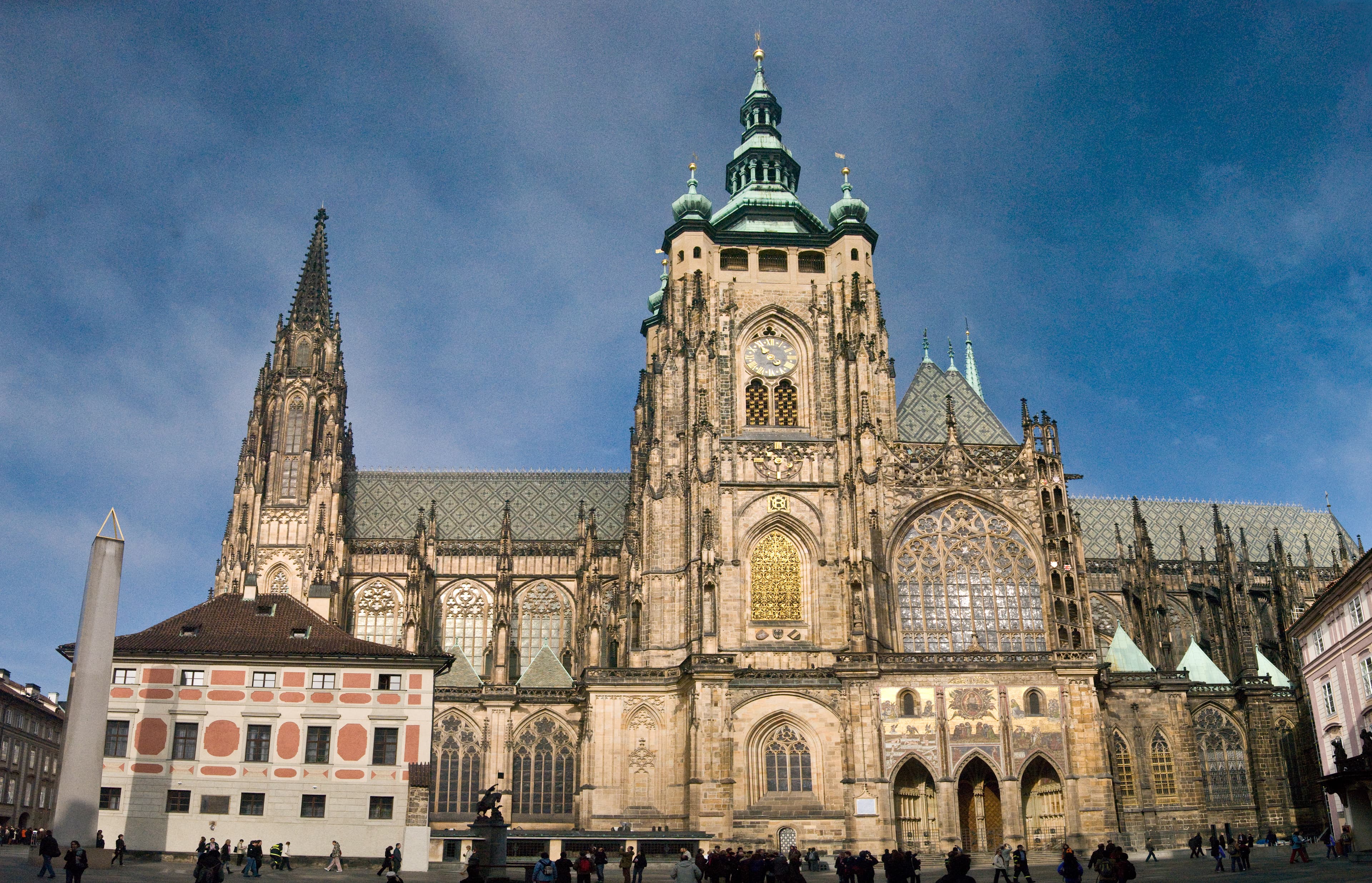 St Vitus Cathedral exterior in Prague